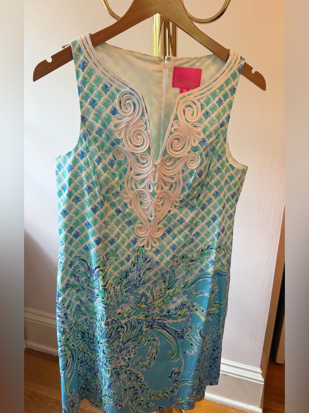 Lilly Pulitzer Gabby Stretch Shift Dress “Scuba Doo” (EUC)